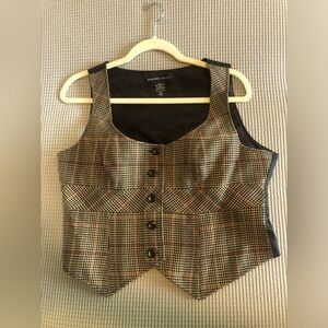 New York & Company Vintage in size 12 button down in browns